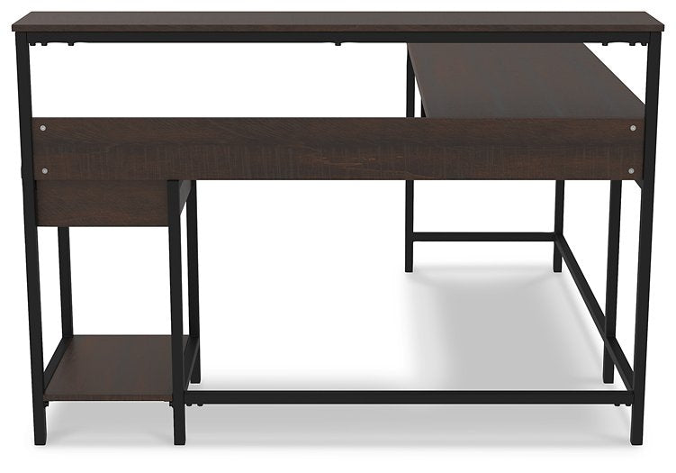 Camiburg Home Office L-Desk with Storage - Evans Furniture (CO)