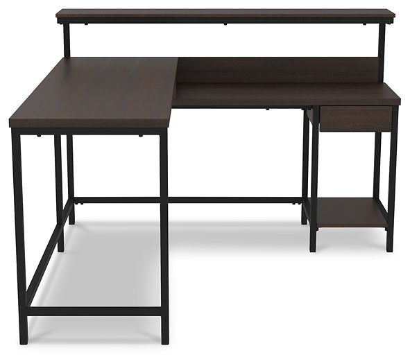 Camiburg Home Office L-Desk with Storage - Evans Furniture (CO)