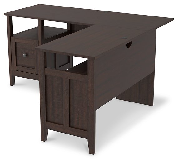 Camiburg 2-Piece Home Office Desk - Evans Furniture (CO)