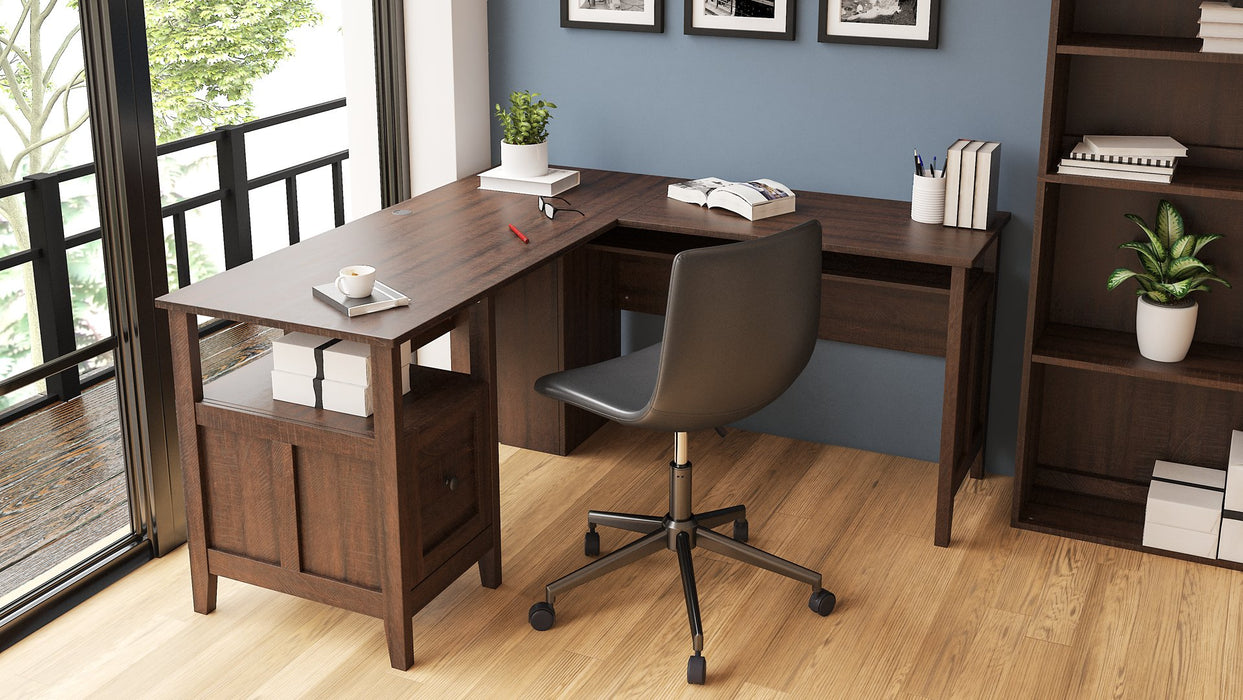 Camiburg 2-Piece Home Office Desk - Evans Furniture (CO)