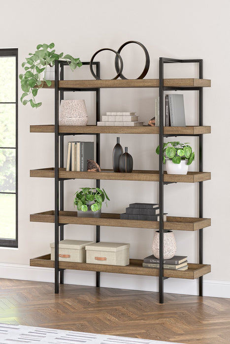 Montia 76" Bookcase - Evans Furniture (CO)