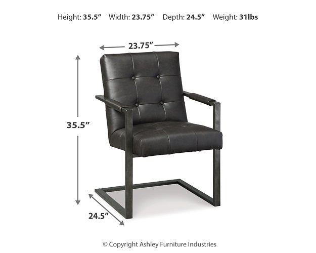 Starmore Home Office Desk Chair - Evans Furniture (CO)