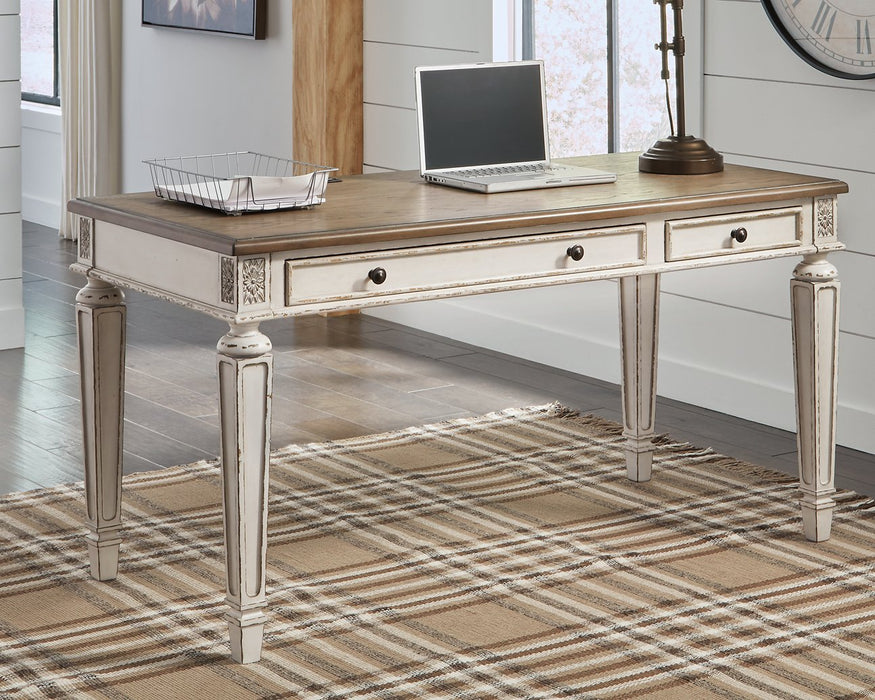 Realyn 2-Piece Home Office Desk - Evans Furniture (CO)