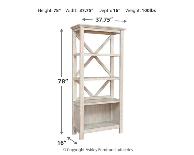 Carynhurst 75" Bookcase - Evans Furniture (CO)