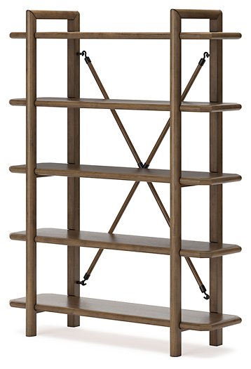 Roanhowe 71" Bookcase - Evans Furniture (CO)