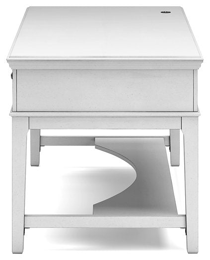 Kanwyn Home Office Storage Leg Desk - Evans Furniture (CO)
