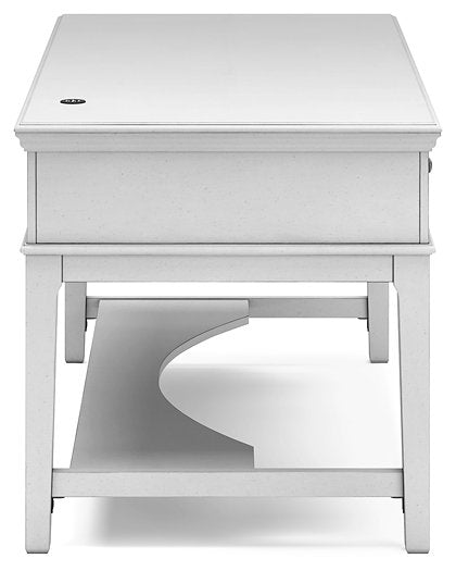 Kanwyn Home Office Storage Leg Desk - Evans Furniture (CO)