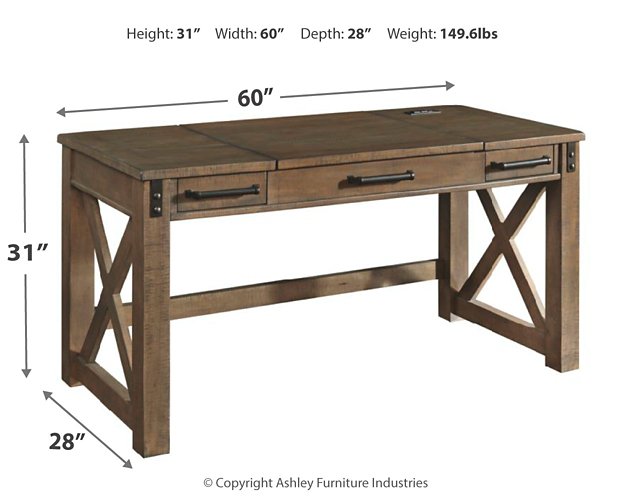Aldwin Home Office Lift Top Desk - Evans Furniture (CO)