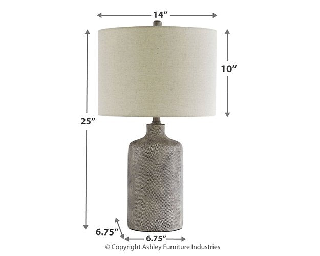 Linus Table Lamp - Evans Furniture (CO)