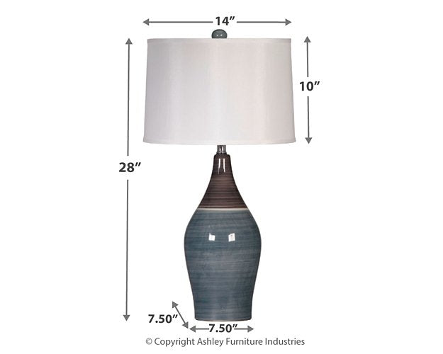 Niobe Table Lamp (Set of 2) - Evans Furniture (CO)