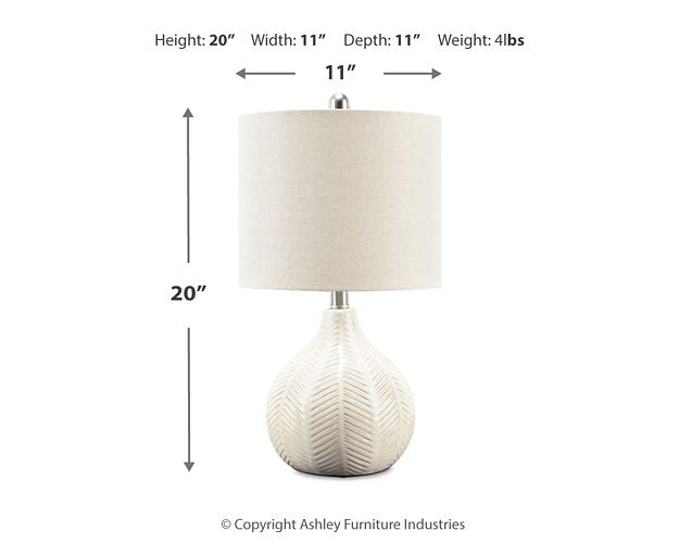 Rainermen Table Lamp - Evans Furniture (CO)