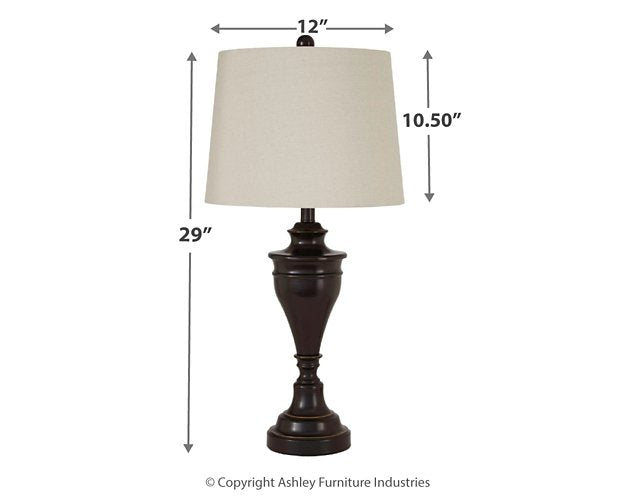 Darlita Table Lamp (Set of 2) - Evans Furniture (CO)