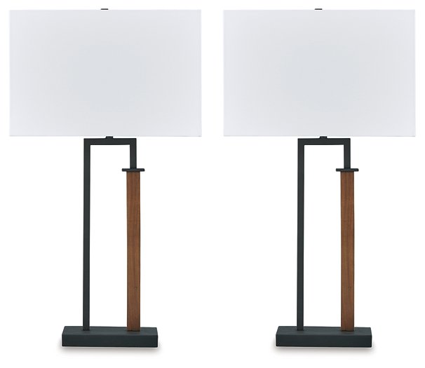 Voslen Table Lamp (Set of 2) - Evans Furniture (CO)