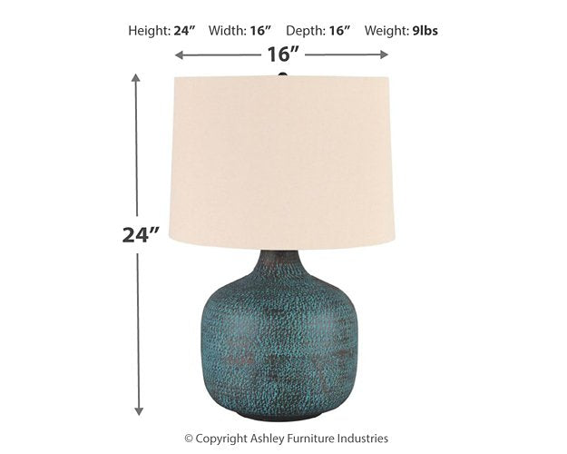 Malthace Table Lamp - Evans Furniture (CO)