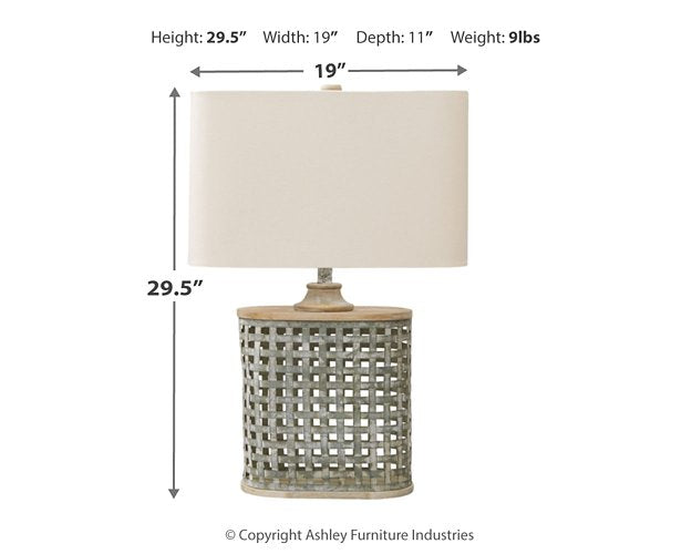 Deondra Table Lamp - Evans Furniture (CO)