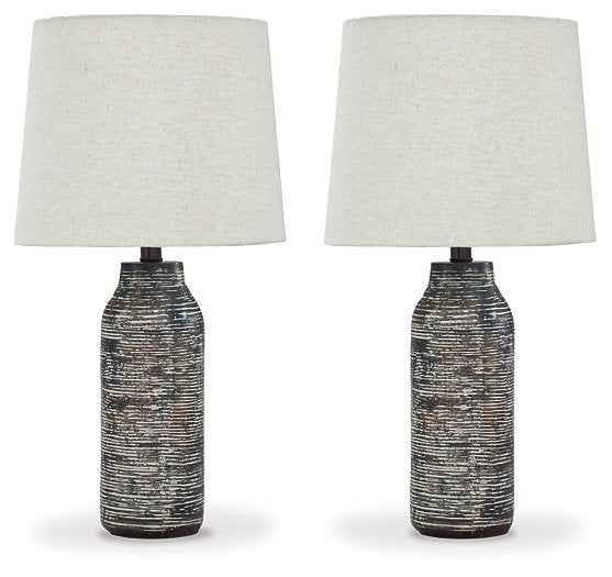 Mahima Table Lamp (Set of 2) - Evans Furniture (CO)