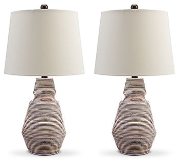 Jairburns Table Lamp (Set of 2) - Evans Furniture (CO)