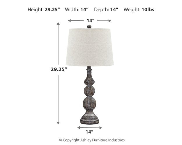 Mair Table Lamp (Set of 2) - Evans Furniture (CO)