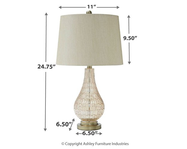 Latoya Table Lamp - Evans Furniture (CO)