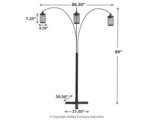 Maovesa Floor Lamp - Evans Furniture (CO)