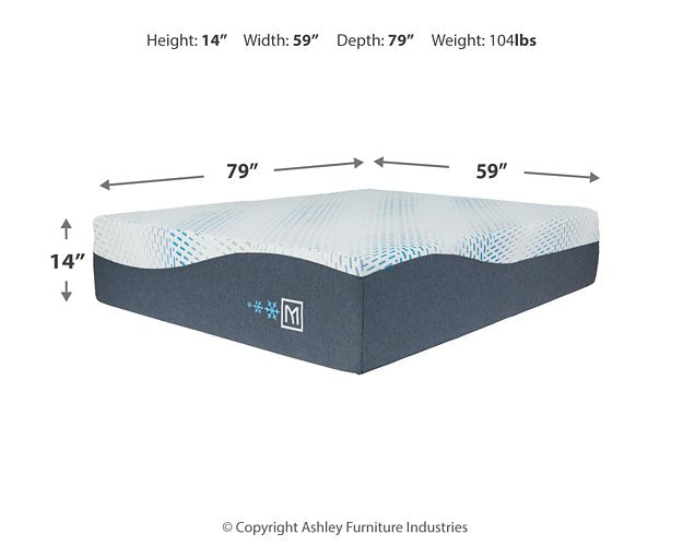 Millennium Cushion Firm Gel Memory Foam Hybrid Mattress and Base Set - Evans Furniture (CO)