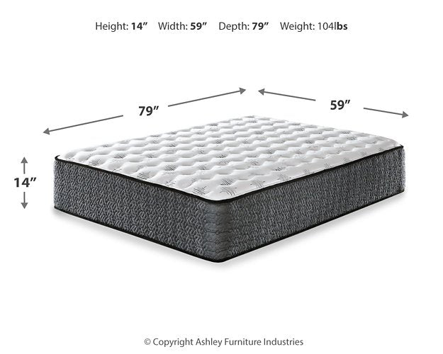 Ultra Luxury Firm Tight Top with Memory Foam Mattress and Base Set - Evans Furniture (CO)
