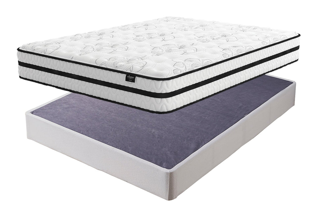 Chime 10 Inch Hybrid Mattress Set - Evans Furniture (CO)