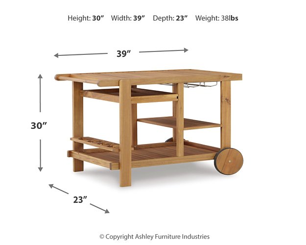 Kailani Serving Cart - Evans Furniture (CO)