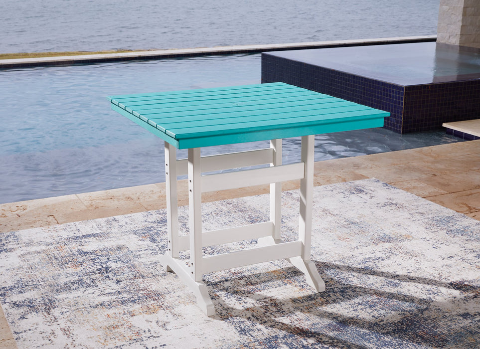 Eisely Outdoor Counter Height Dining Table - Evans Furniture (CO)