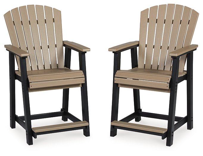 Fairen Trail Outdoor Counter Height Bar Stool (Set of 2) - Evans Furniture (CO)