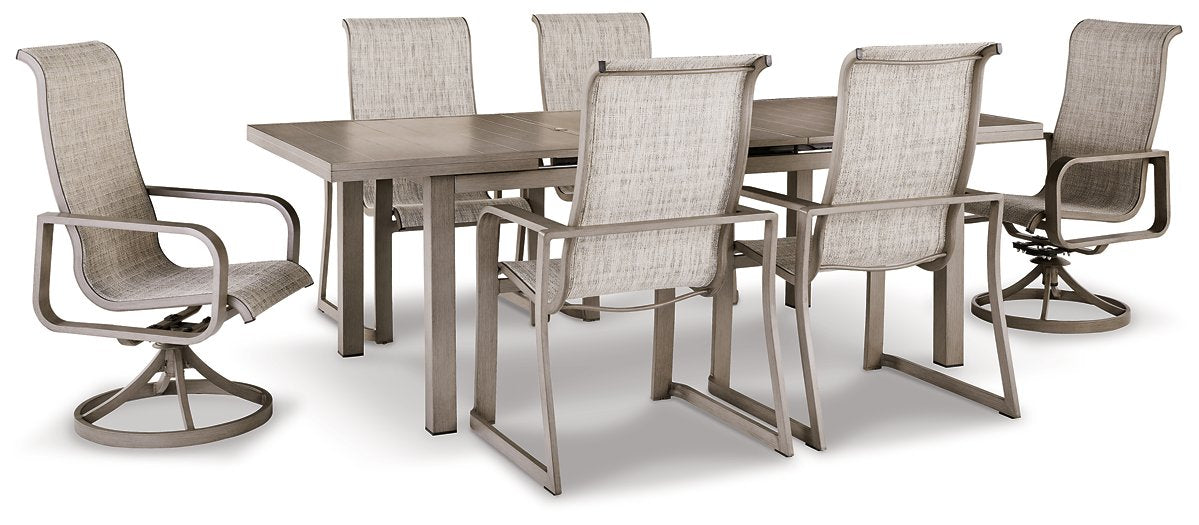 Beach Front Outdoor Dining Set - Evans Furniture (CO)