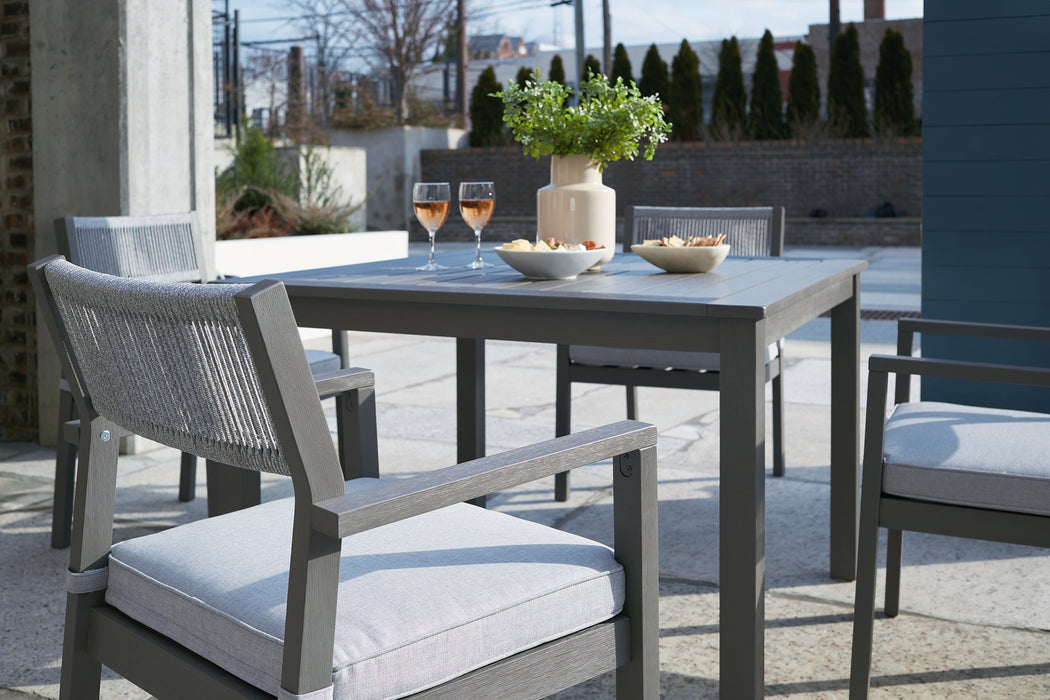 Eden Town Outdoor Dining Set - Evans Furniture (CO)