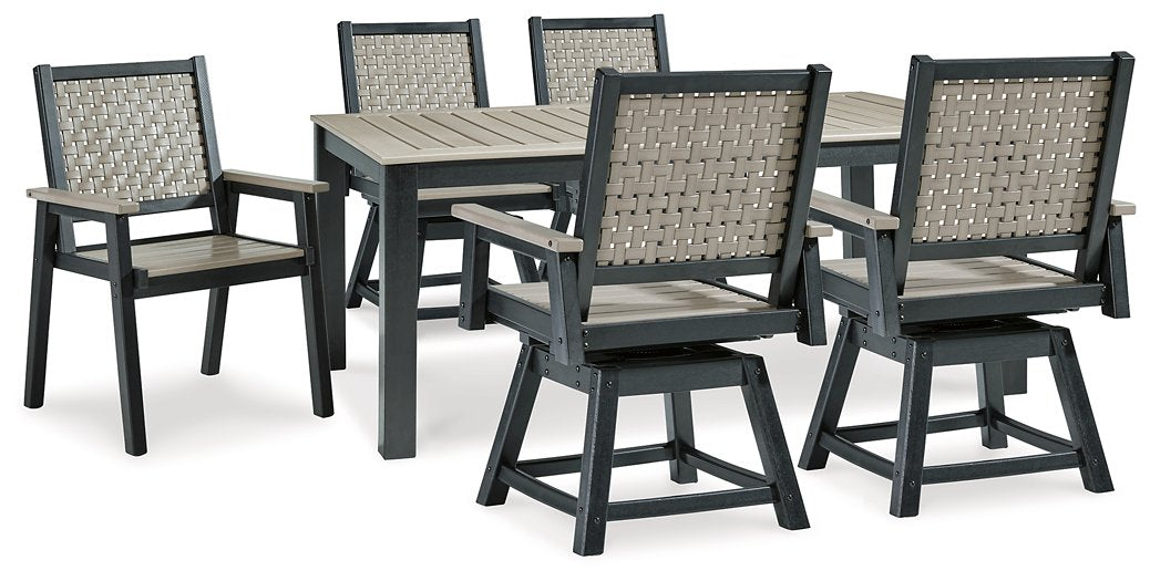 Mount Valley Outdoor Dining Set - Evans Furniture (CO)