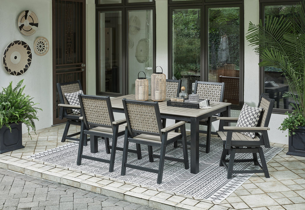 Mount Valley Outdoor Dining Set - Evans Furniture (CO)