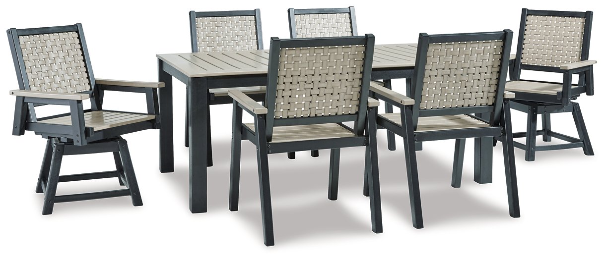 Mount Valley Outdoor Dining Set - Evans Furniture (CO)