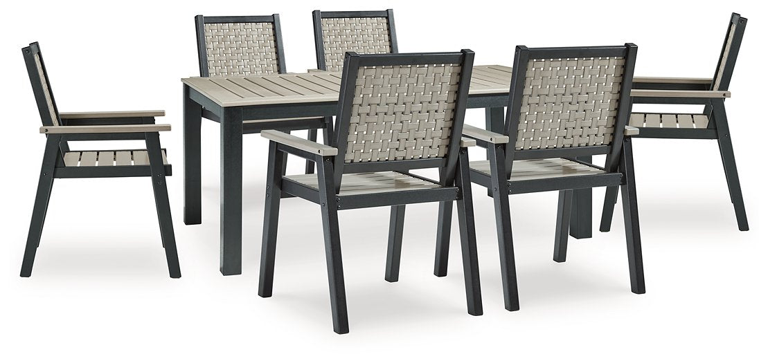 Mount Valley Outdoor Dining Set - Evans Furniture (CO)