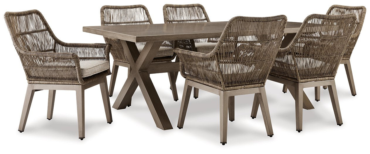 Beach Front Outdoor Dining Set - Evans Furniture (CO)