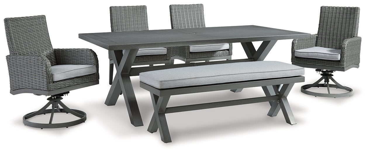 Elite Park Outdoor Dining Set - Evans Furniture (CO)