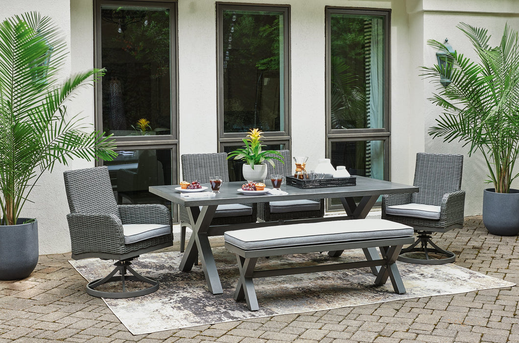 Elite Park Outdoor Dining Set - Evans Furniture (CO)