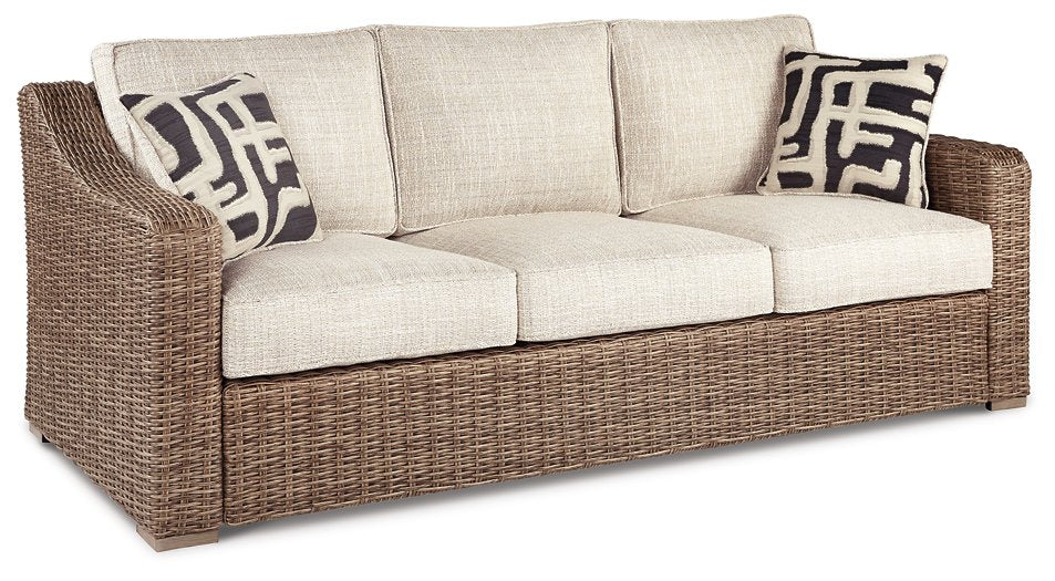 Beachcroft Beachcroft Nuvella Sofa with Coffee and End Table - Evans Furniture (CO)