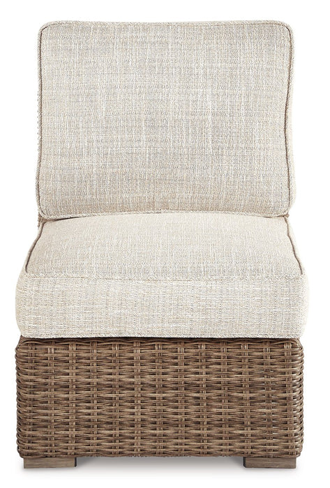 Beachcroft Armless Chair with Cushion - Evans Furniture (CO)