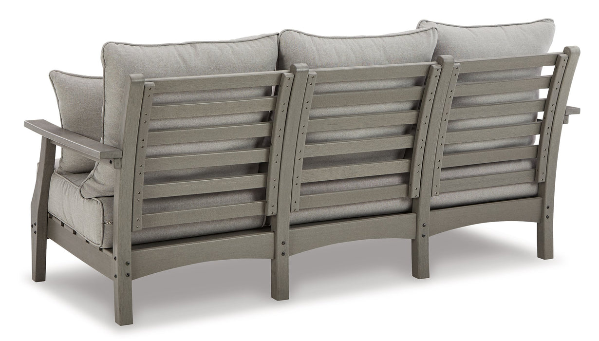 Visola Outdoor Sofa and Coffee Table - Evans Furniture (CO)