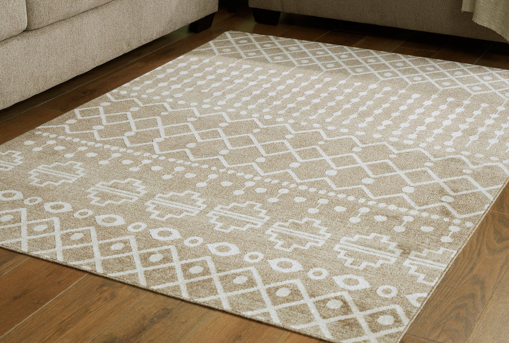 Bunchly 5' x 7' Rug - Evans Furniture (CO)