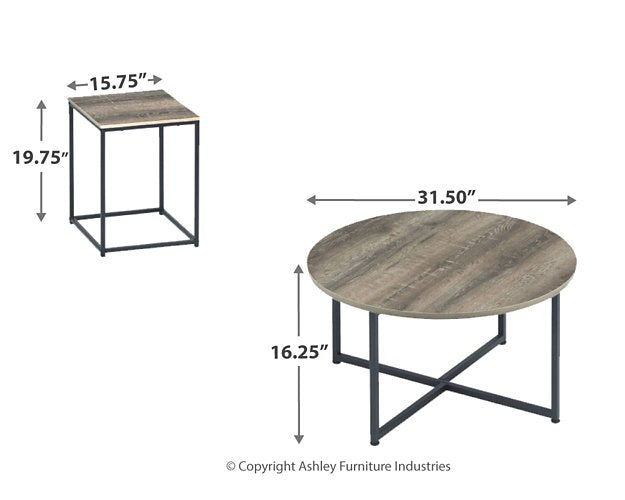 Wadeworth Table (Set of 3) - Evans Furniture (CO)