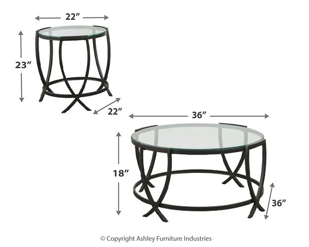 Tarrin Table (Set of 3) - Evans Furniture (CO)