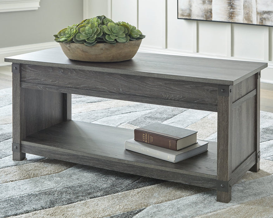 Freedan Lift-Top Coffee Table - Evans Furniture (CO)