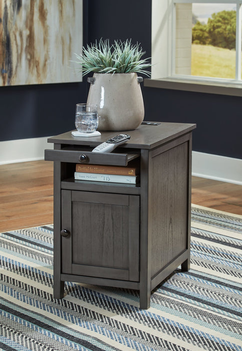 Treytown Chairside End Table - Evans Furniture (CO)