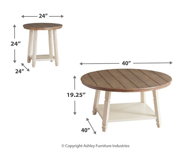 Bolanbrook Table (Set of 3) - Evans Furniture (CO)