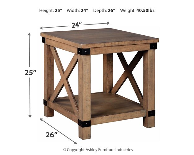 Aldwin End Table - Evans Furniture (CO)