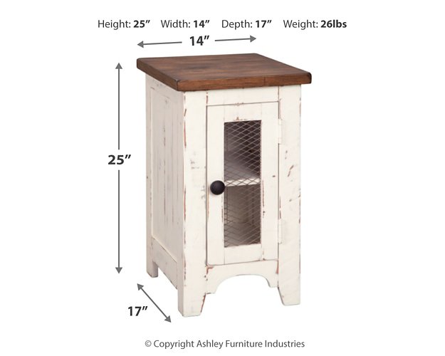 Wystfield Chairside End Table - Evans Furniture (CO)